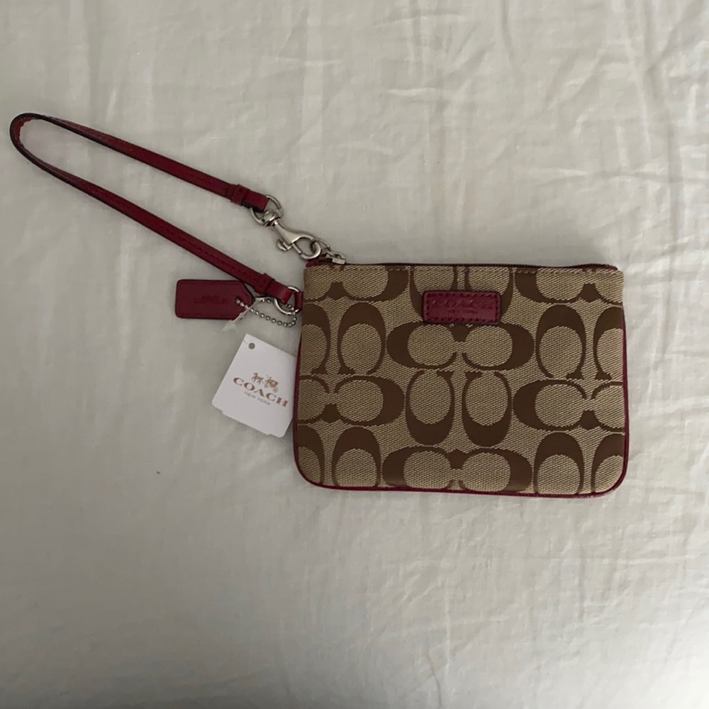 Coach small wristlet